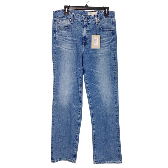 AG AG-ED Denim Saige High Rise Straight Jean Vintage Inspired Womens Size 32 NWT - Picture 2 of 6